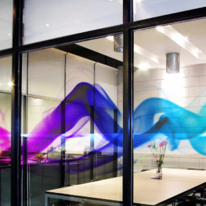 Противопожарная перегородка с фотопечатью / серия FRM5340